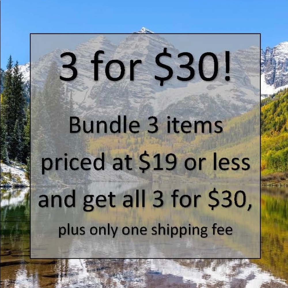 3 for $30